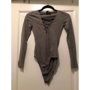 Gray Bodysuit